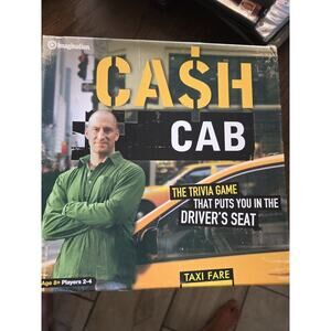 Cash Cab Trivia Board Game Imagination Ben Bailey NEW Factory Sealed